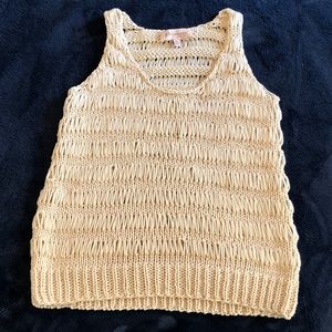 Philosophy Republic Clothing Cream Knit Tank XS